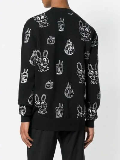 Shop Mcq By Alexander Mcqueen Sketch Print Sweatshirt In Black