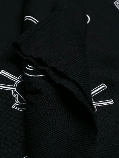 Shop Mcq By Alexander Mcqueen Sketch Print Sweatshirt In Black