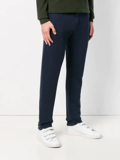 Shop Ron Dorff Urban Trousers In Blue