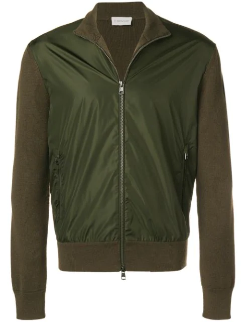 moncler cardigan green