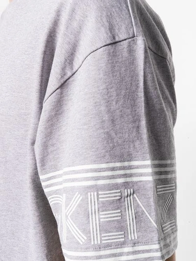 Shop Kenzo Print T-shirt In Grey