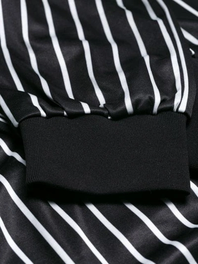 VERSACE 条纹印花运动裤 - 黑色