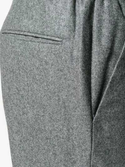 Shop Incotex Straight Leg Trousers In Grey