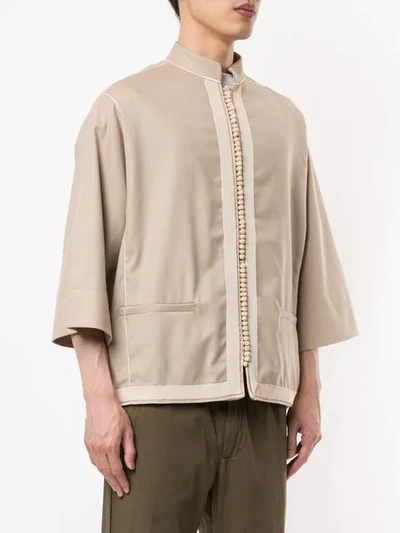 Haider Ackermann Chinese Styled-shirt In Brown
