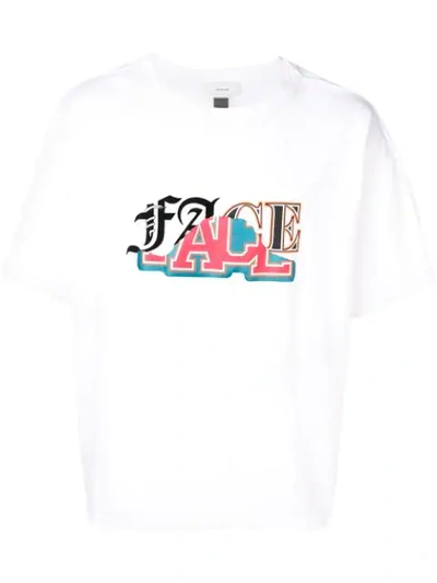 Shop Facetasm Graphic T-shirt In White