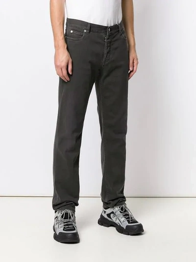 Shop Maison Margiela Classic Slim-fit Jeans In Grey