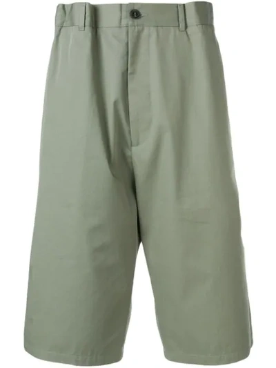 Shop Maison Margiela Chino Shorts In Green