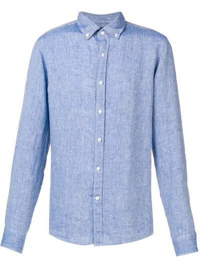 Shop Michael Michael Kors Casual Shirt In Blue