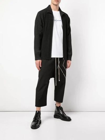 Shop Yohji Yamamoto White Logo Top