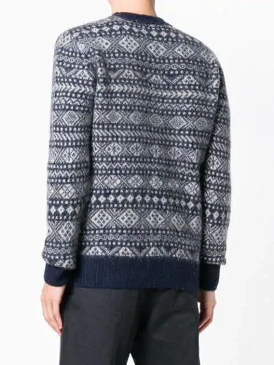 intarsia-knit jumper