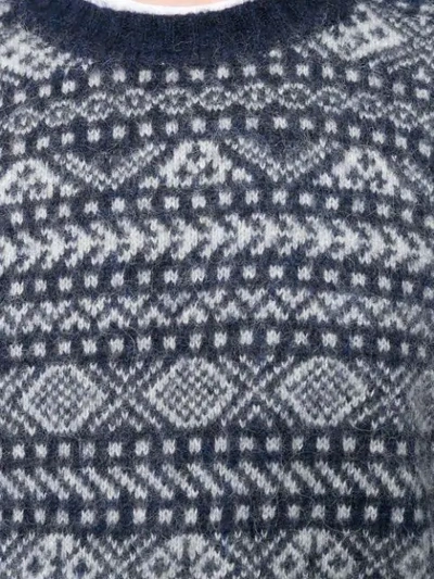 intarsia-knit jumper