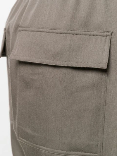 Shop Rick Owens Drop-crotch Drawstring Trousers In Neutrals