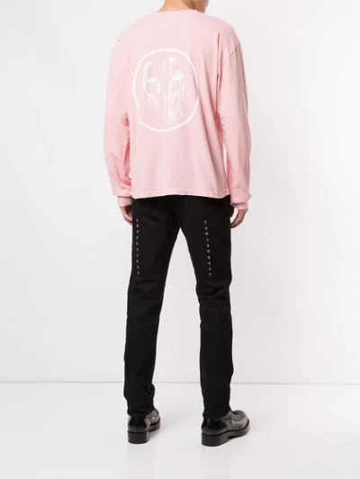 Shop Rta Self Portrait Sweatshirt In Pink