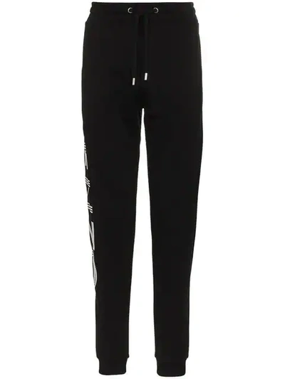 Shop Kenzo Paris Logo Cotton Track Trousers In Black