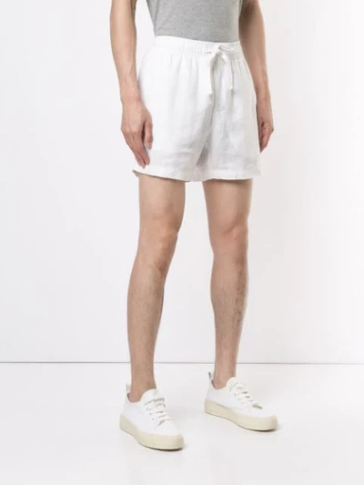 Shop Venroy Lounge Shorts In White