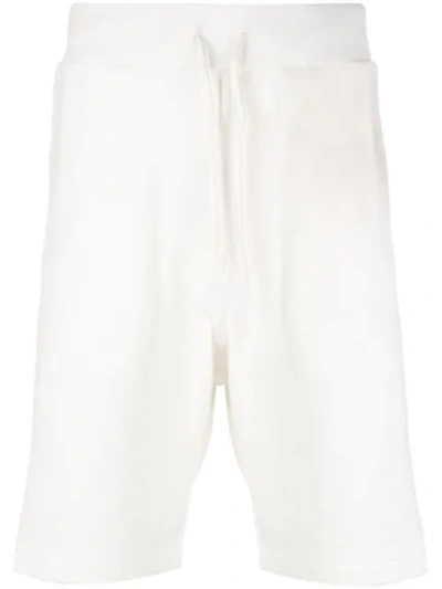 Shop Y-3 Drawstring Track Shorts - White