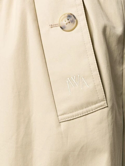 Shop Jw Anderson Belted Trench Coat In Neutrals