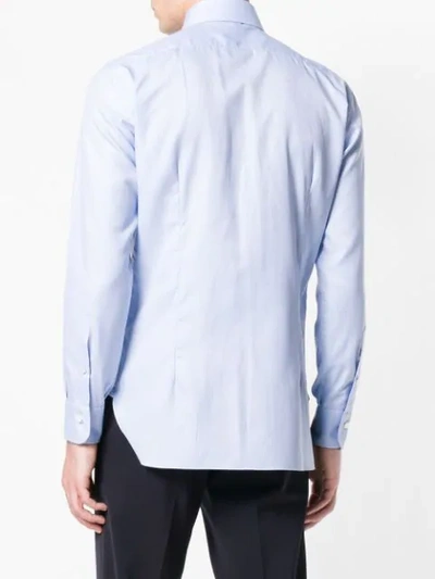 Shop Barba Slim-fit Shirt In Blue