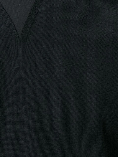 Shop Lanvin Crew Neck Sweatshirt - Black