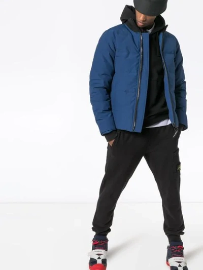 Shop Canada Goose Woolford Feather Down Jacket In Blue