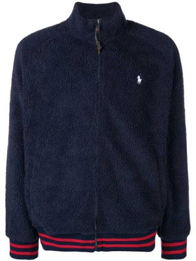 Shop Polo Ralph Lauren Faux-shearling Jacket