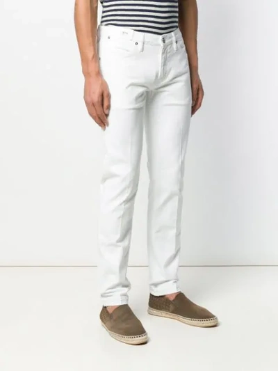 Shop Pt05 Classic Slim-fit Jeans In White