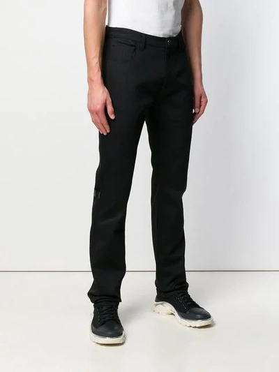 Shop Raf Simons Slim-fit Jeans In Black