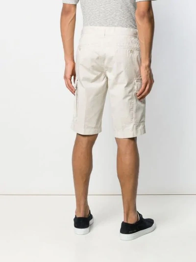 Shop Aspesi Cargo Shorts In Neutrals