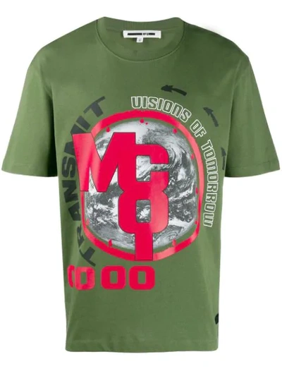 Shop Mcq By Alexander Mcqueen Transmit T-shirt In Green