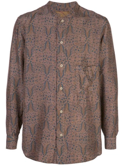 Shop By Walid Tarek Shirt In Brown