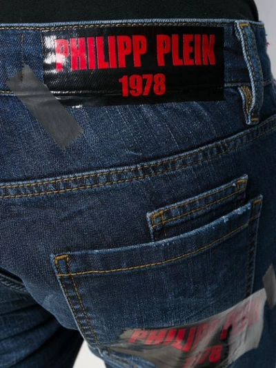 Shop Philipp Plein Super Skinny Jeans In Blue
