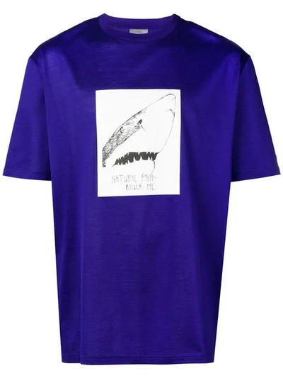 Shop Lanvin Npkm Print T In Purple