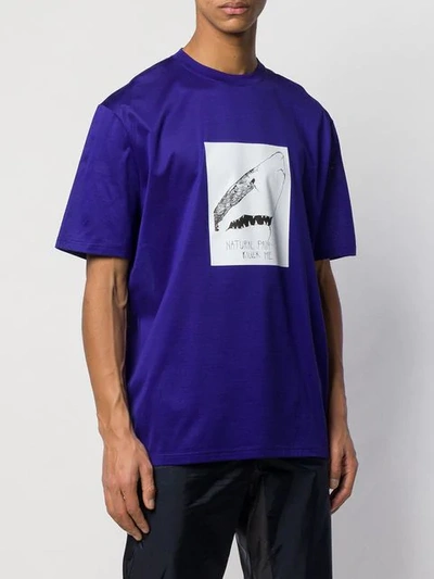 Shop Lanvin Npkm Print T In Purple