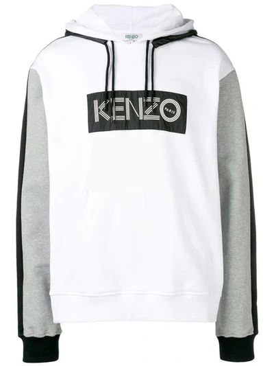Shop Kenzo Printed Sweatshirt In White