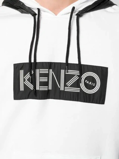Shop Kenzo Printed Sweatshirt In White