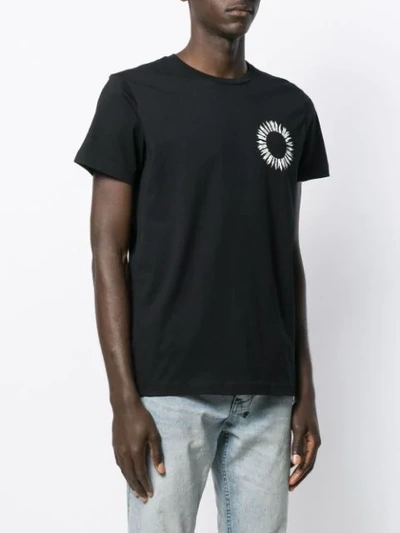 Shop Diesel Logo Print T-shirt In Black