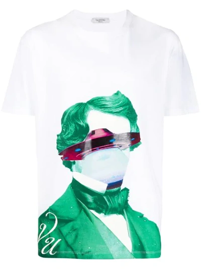 Shop Valentino X Undercover Ufo T-shirt - White