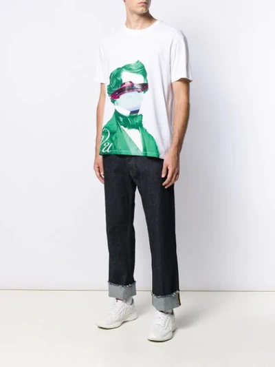 VALENTINO VU UFO PRINT T-SHIRT - 白色