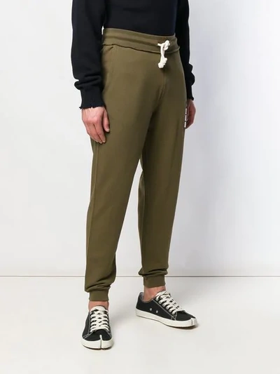 Shop Maison Margiela Track Pants In 727 Olive