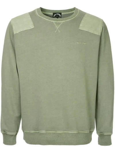 Shop The Upside Shoulder Patch Sweatshirt In Green
