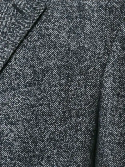 Shop Lanvin Long Sleeved Overcoat - Grey