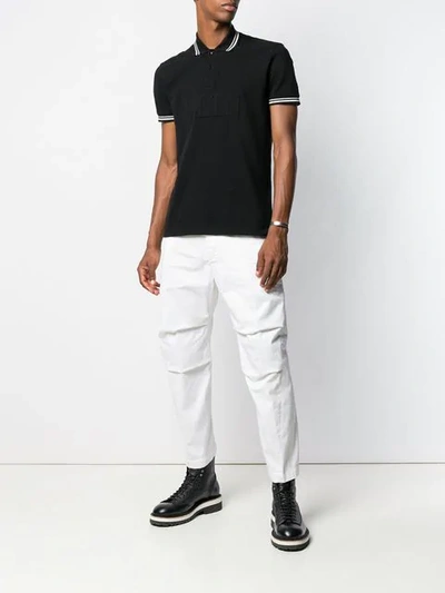 Shop Dsquared2 Tapered Trousers In White