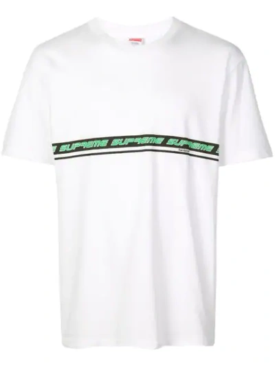 SUPREME LOGO T恤 - 白色