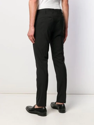 Shop Pt01 Skinny Fit Trousers In Black