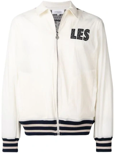 Shop Les Benjamins Leumeah Jacket In Neutrals
