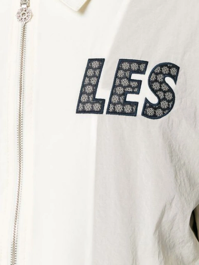 Shop Les Benjamins Leumeah Jacket In Neutrals