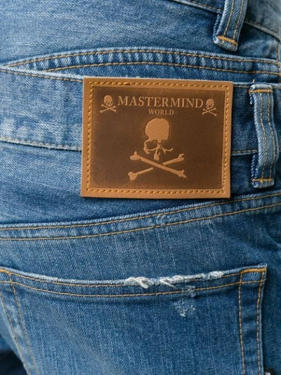 Shop Mastermind Japan Skinny Jeans In Blue