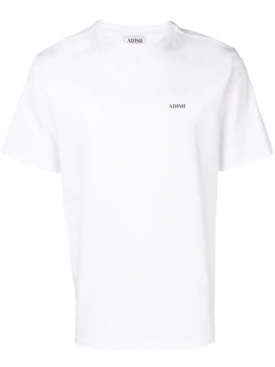 Shop Adish Logo T-shirt In White