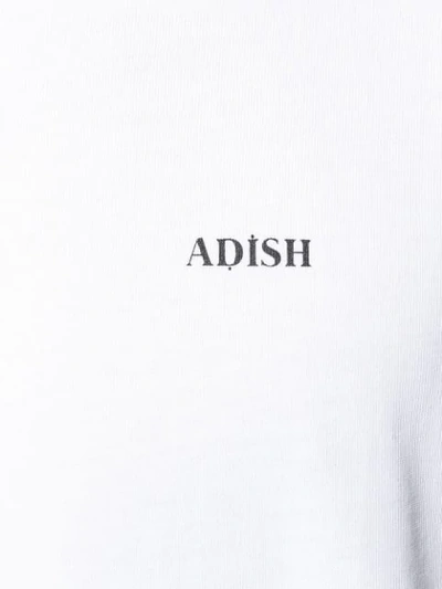 ADISH LOGO T-SHIRT - 白色