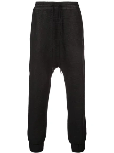 Shop 11 By Boris Bidjan Saberi Drawstring Waist Trousers In Black